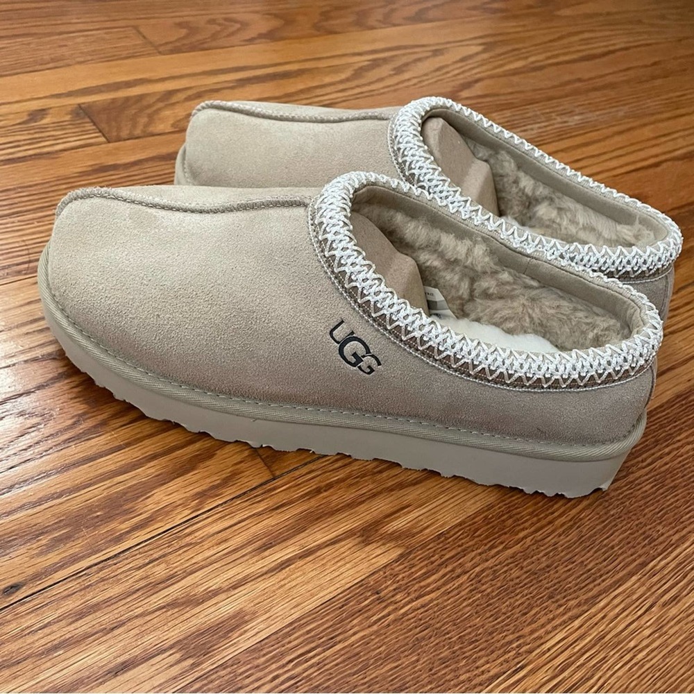 UGG Tasman Slipper Mustard Seed White Size 10 Women’s - Picture 3 of 8